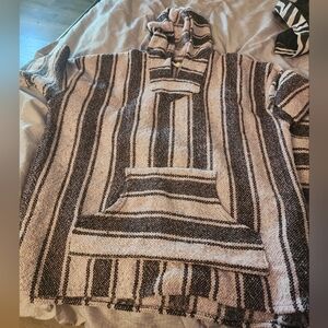 Striped Baja Pullover Hoodie